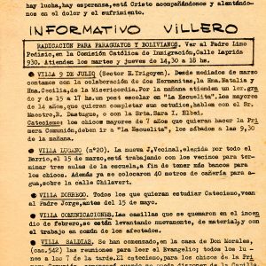 Informativo villero