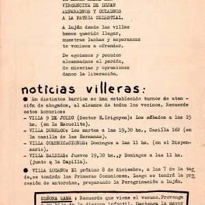 Noticias villeras